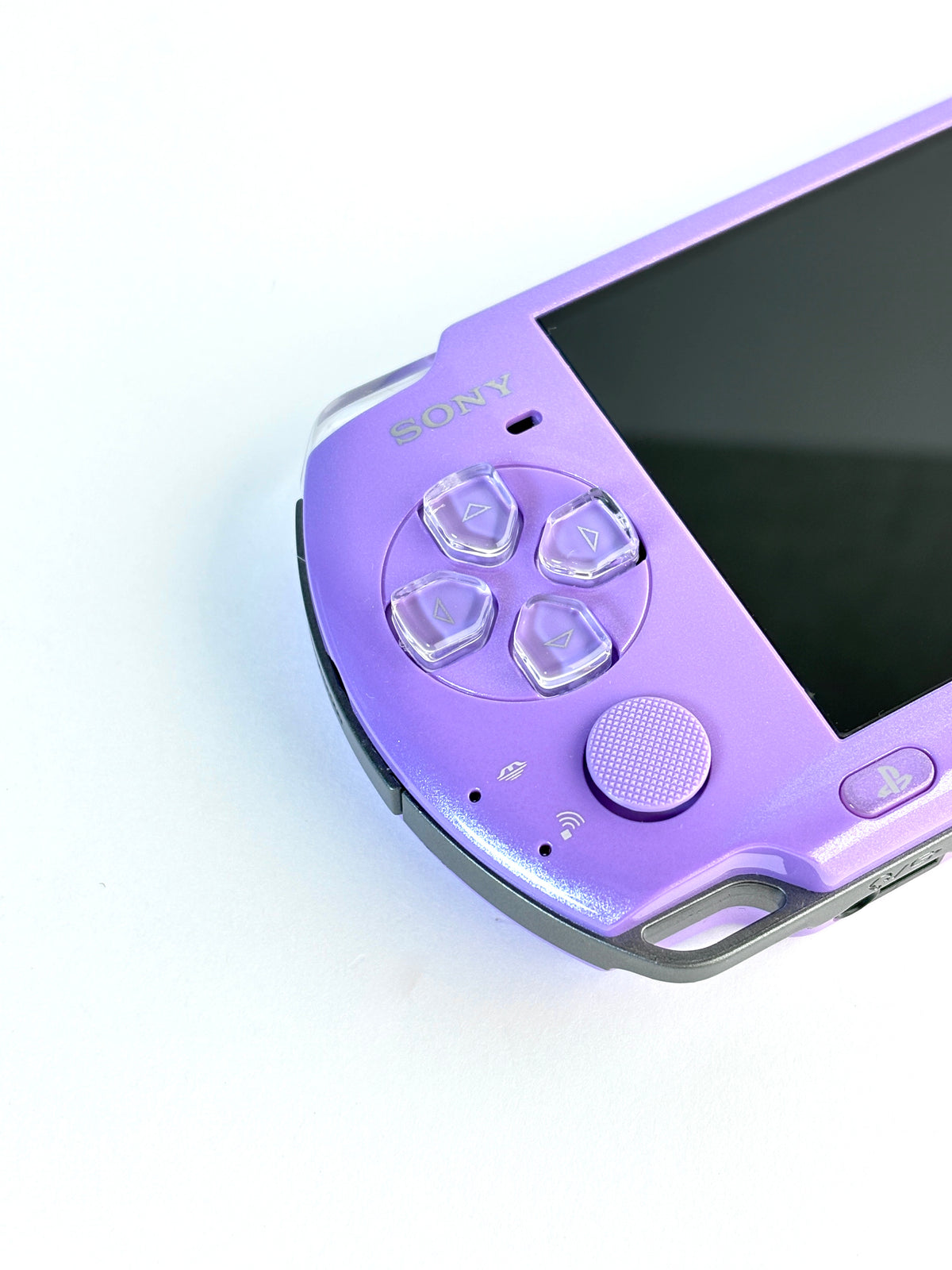 PSP 3000 - Liliac Purple - Tactile & IPS Mod