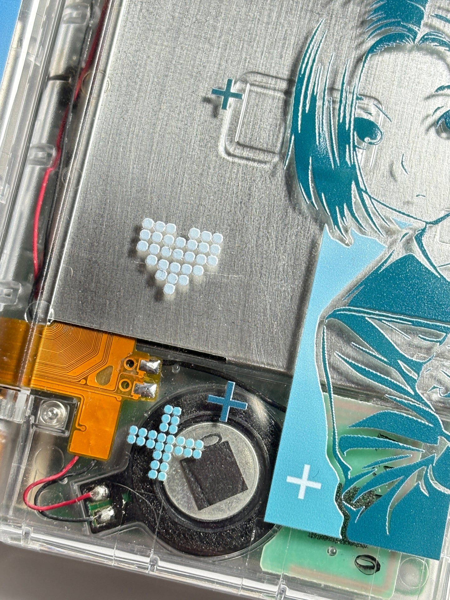Nintendo DS Lite - Transparent LovePlus Custom