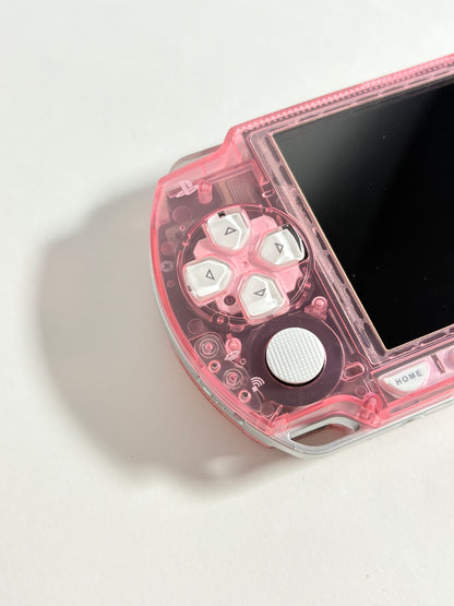 PSP 1000 - Transparent Pink - IPS Screeb