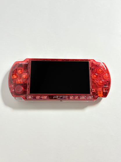 PSP 3000 - Transparent Red