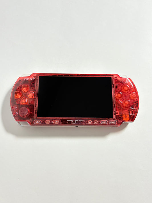 PSP 3000 - Transparent Red