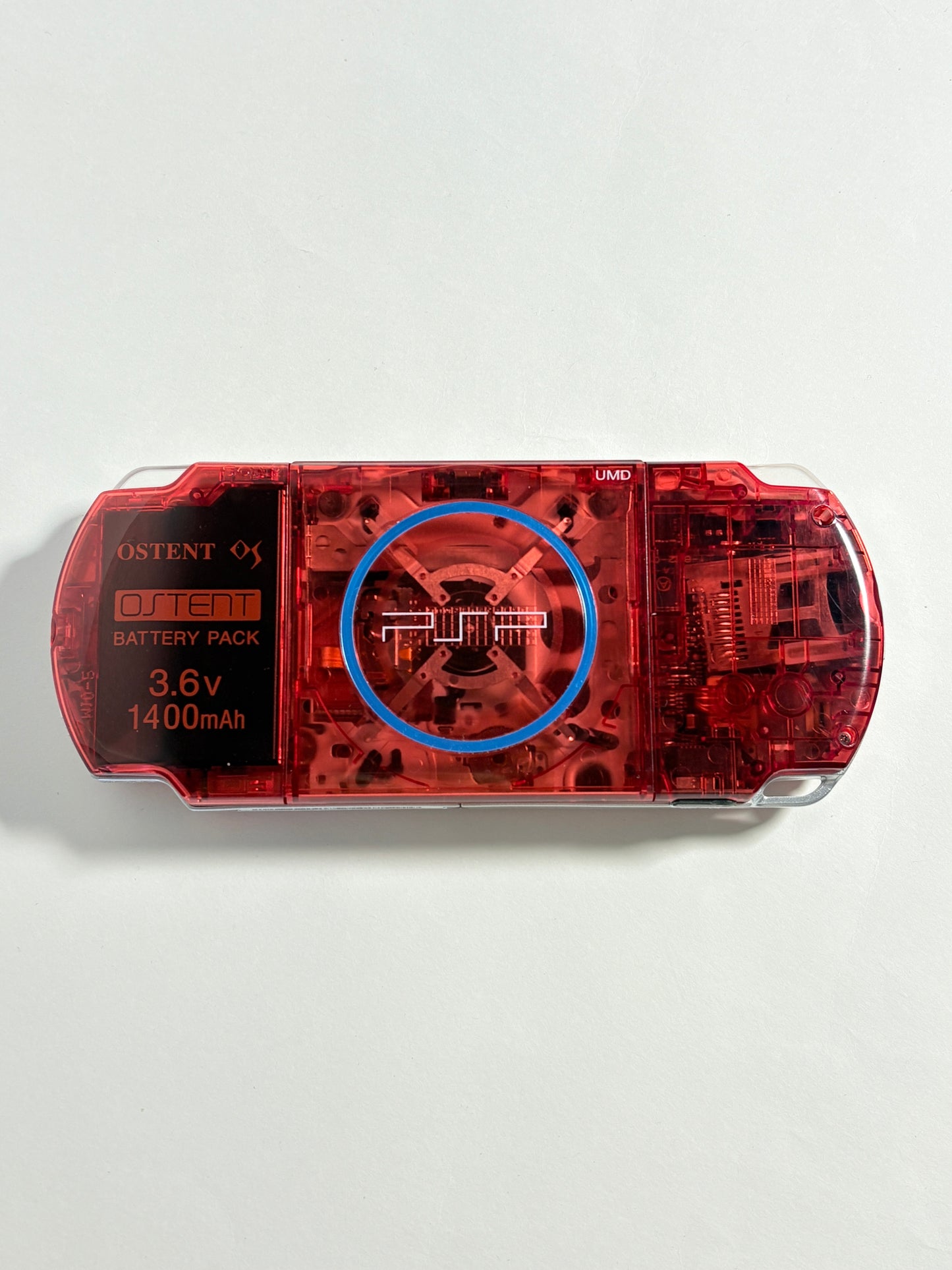 PSP 3000 - Transparent Red