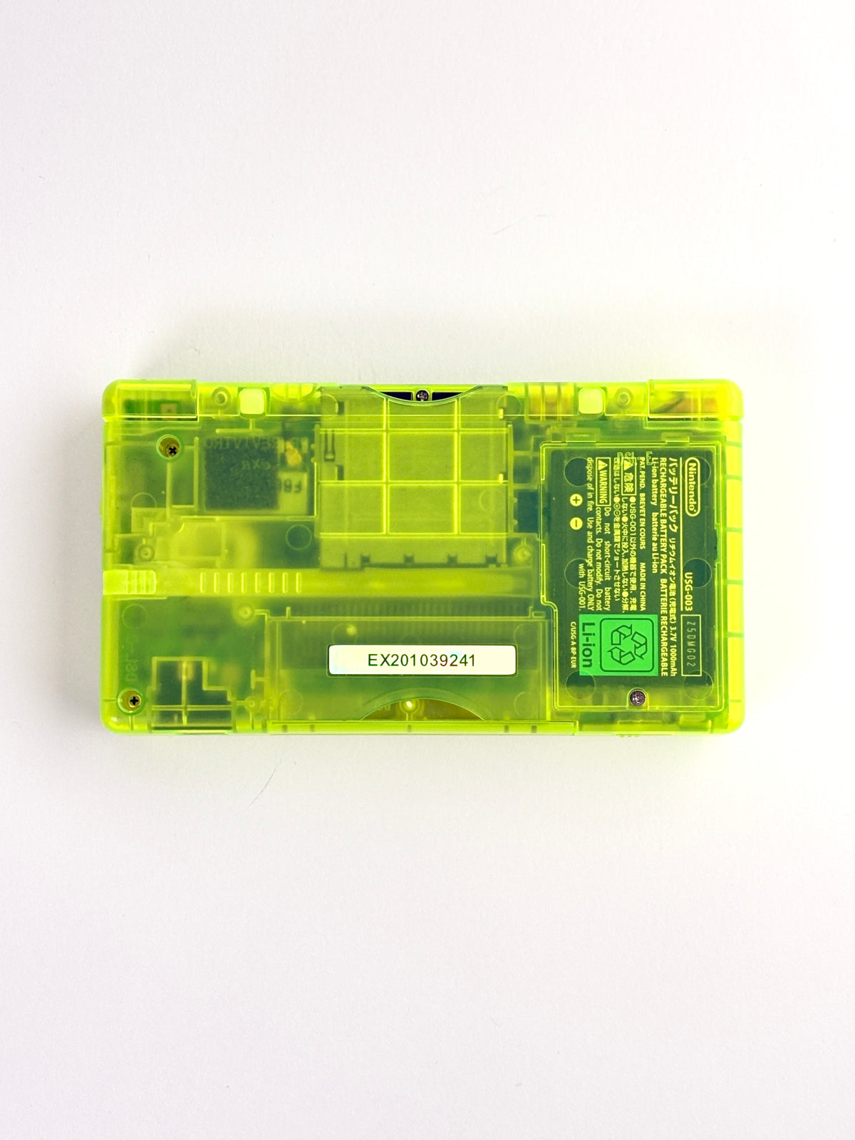 Nintendo DS Lite - Transparent Neon Green
