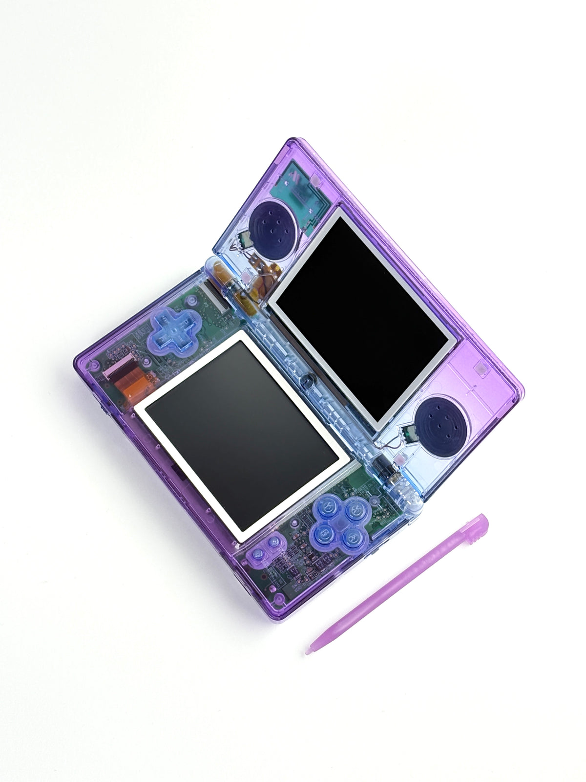Nintendo DS Lite - Transparent Gradient Purple x Blue