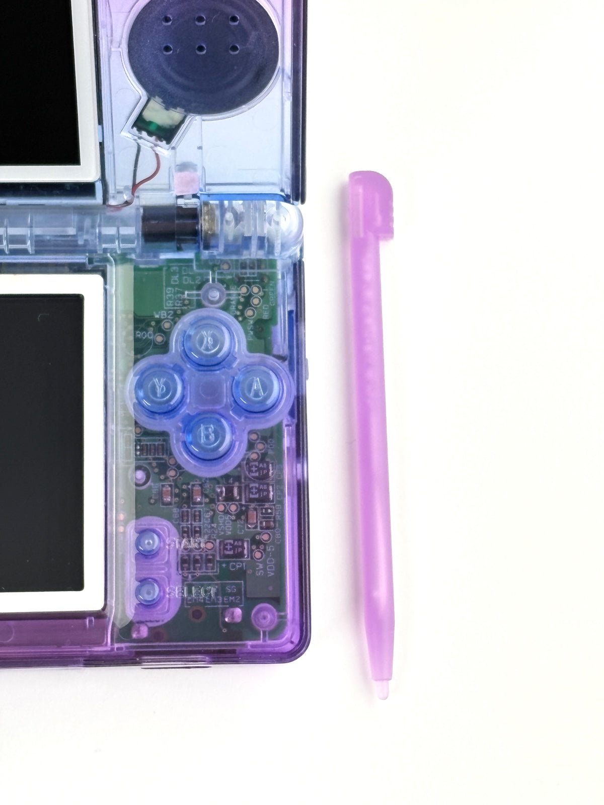 Nintendo DS Lite - Transparent Gradient Purple x Blue
