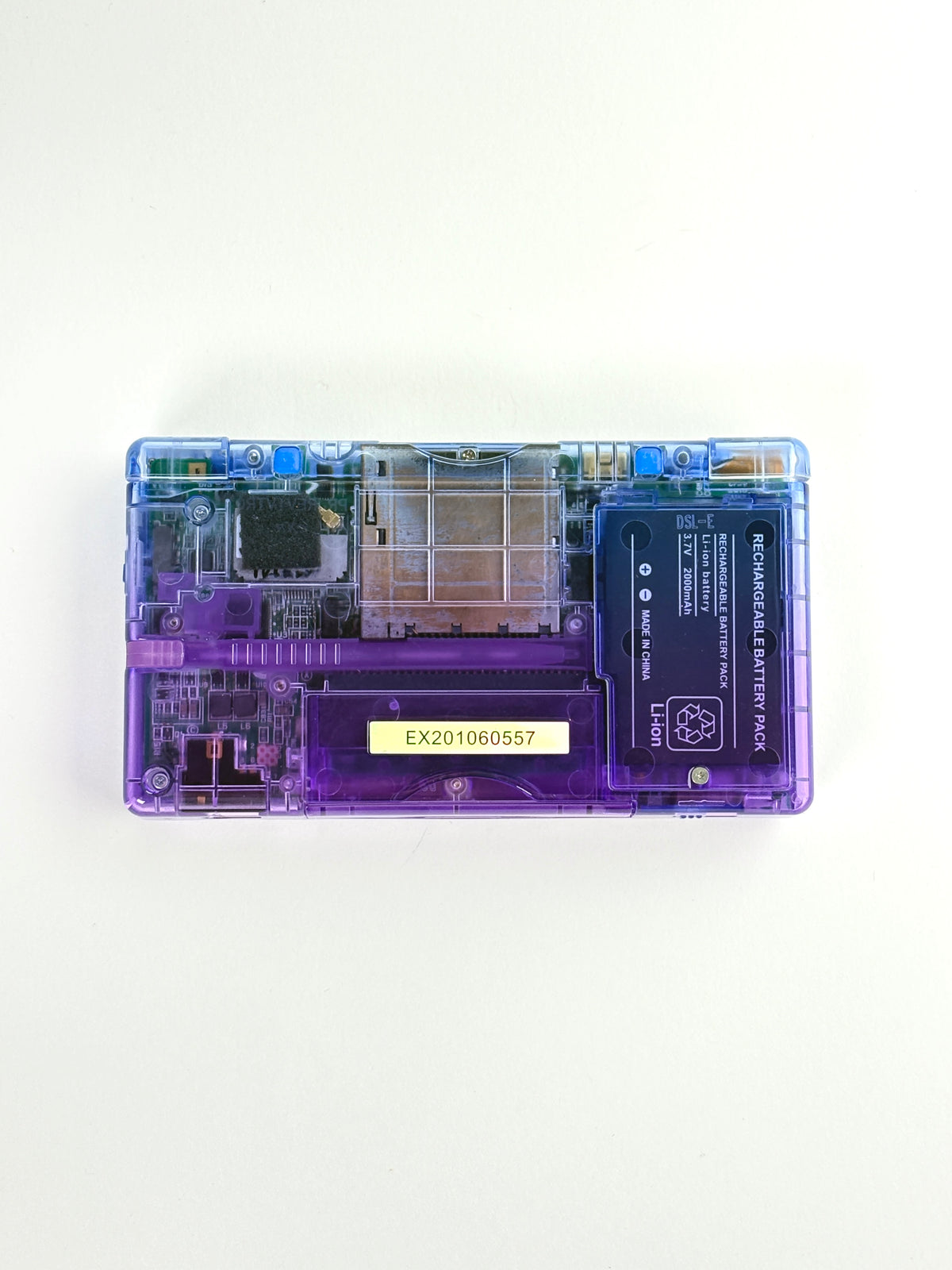 Nintendo DS Lite - Transparent Gradient Purple x Blue