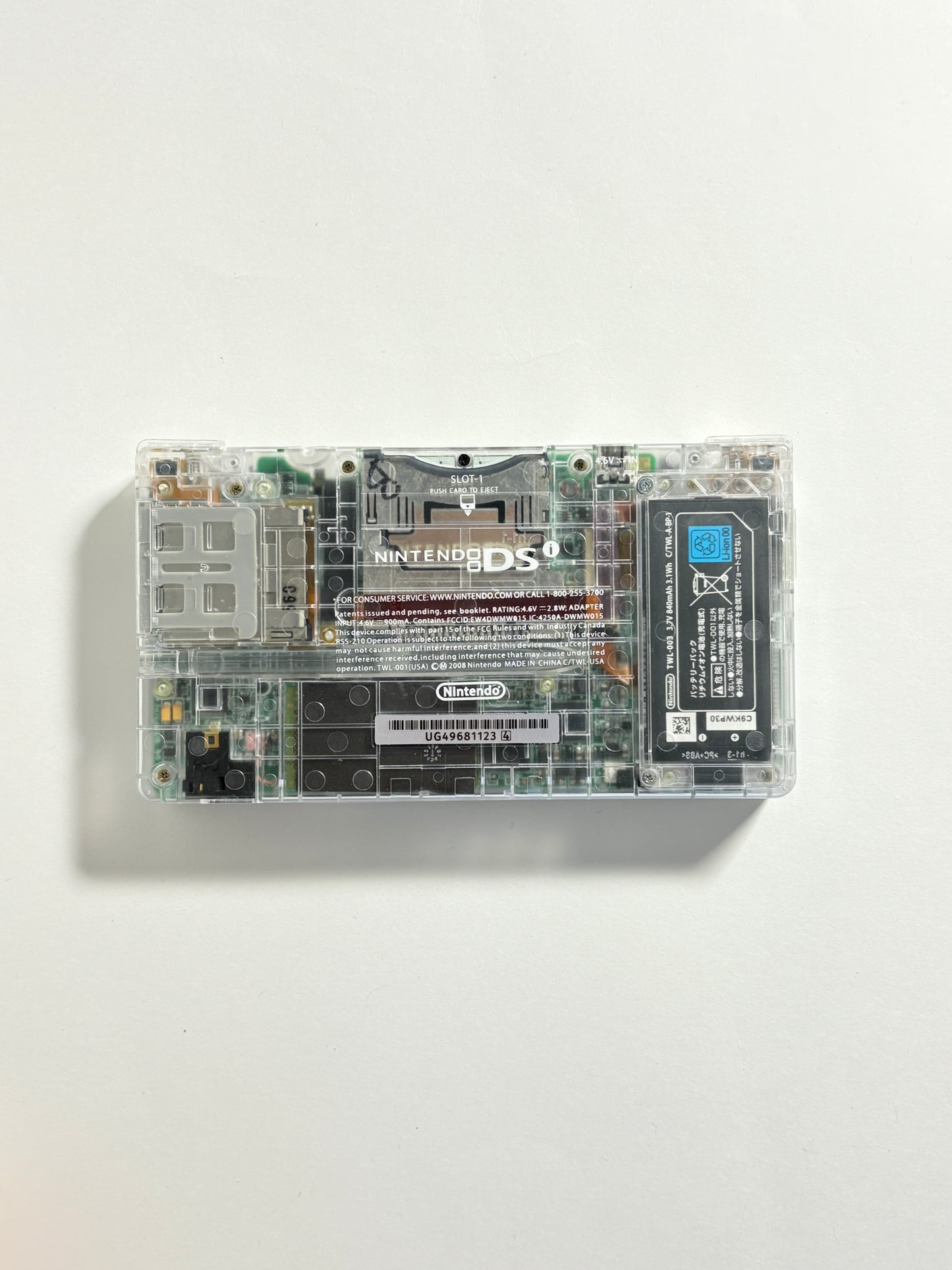 Nintendo DSi - Transparent White