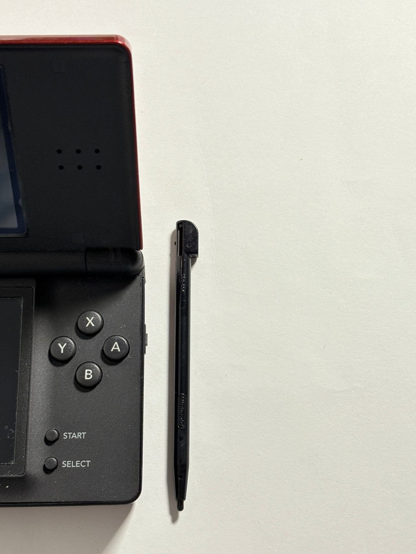 Nintendo DS Lite - Crimson Red and black