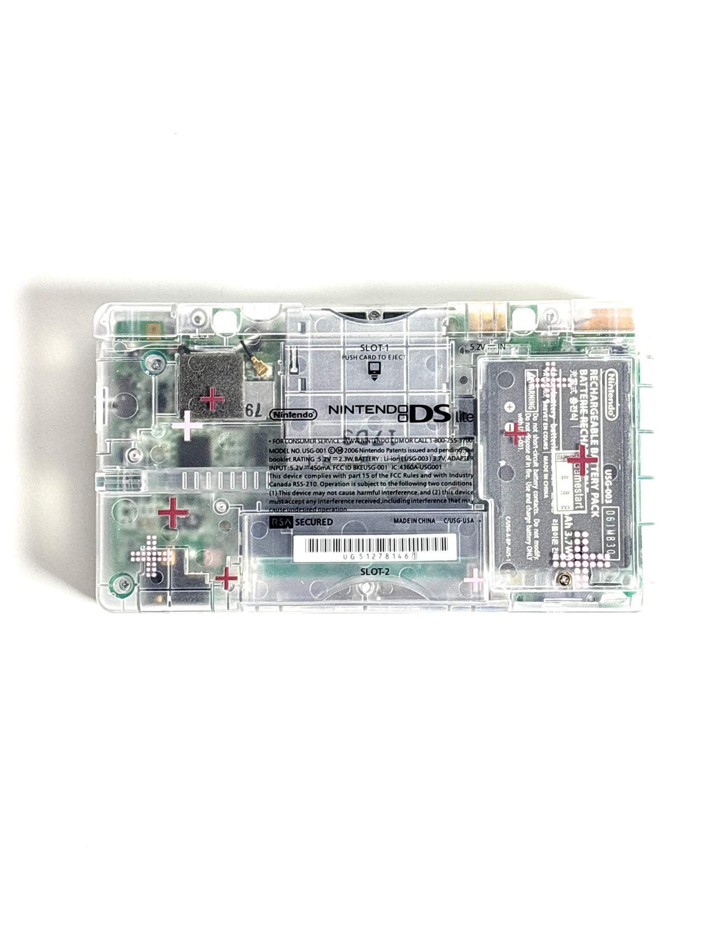 Nintendo DS Lite - Transparent LovePlus Custom