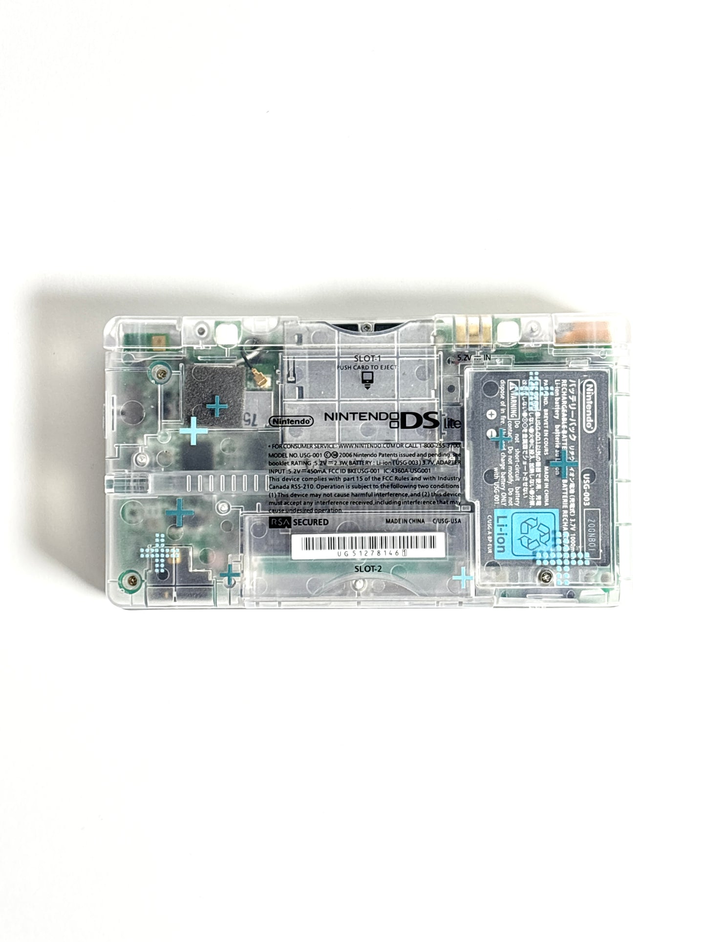 Nintendo DS Lite - Transparent LovePlus Custom