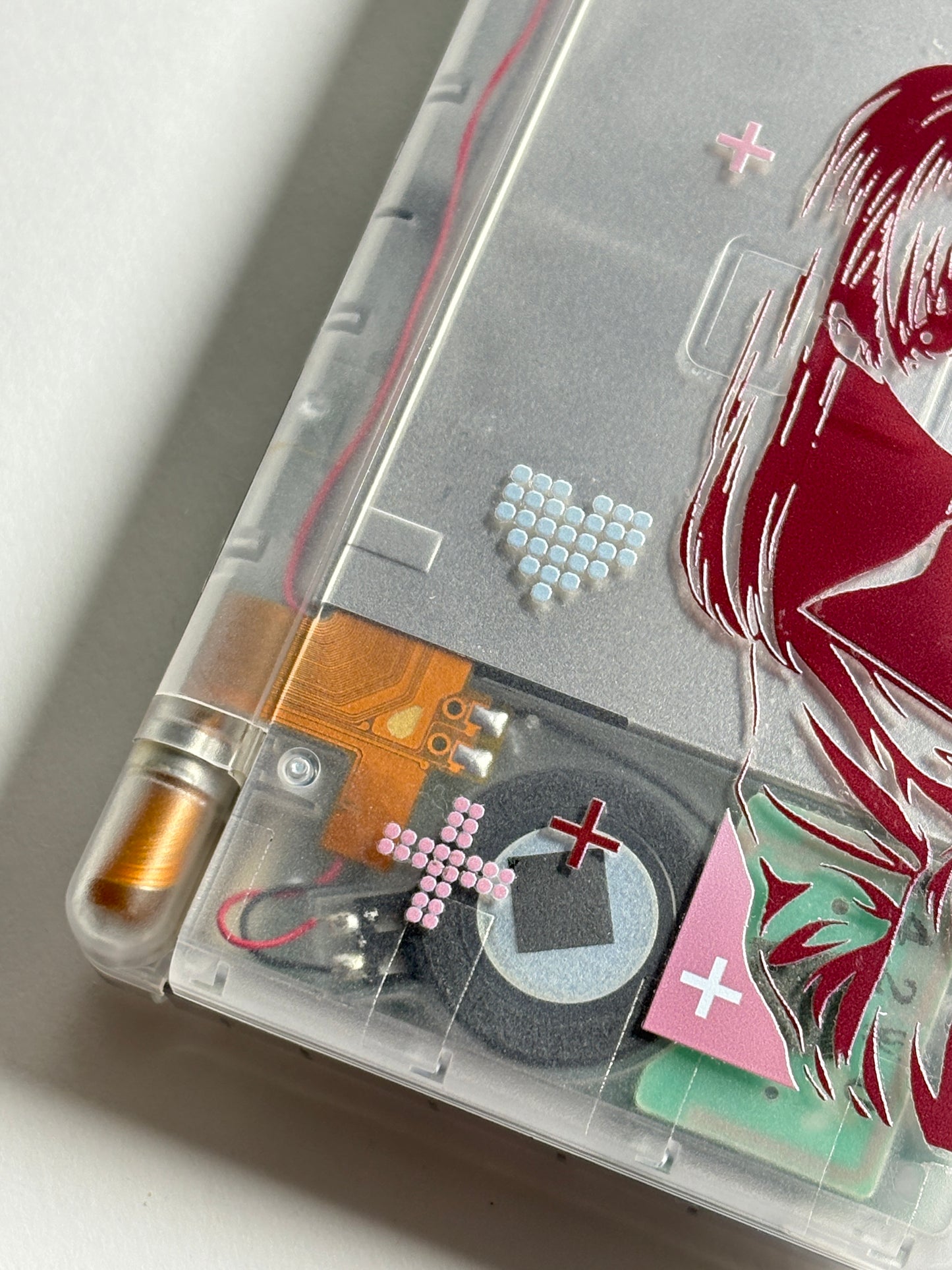 Nintendo DS Lite - Transparent LovePlus Custom