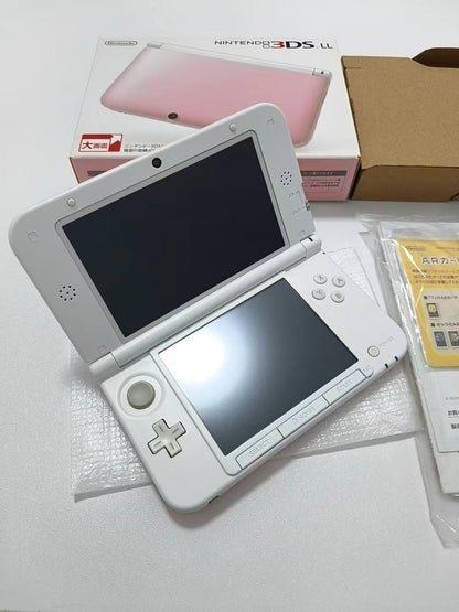 Nintendo 3DS LL - Pink and White w original box