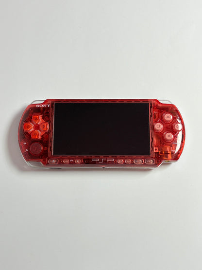PSP 3000 - Transparent Red