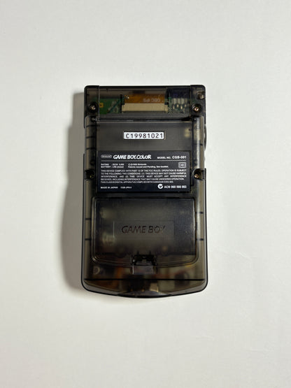 Game Boy Color – Transparent Black