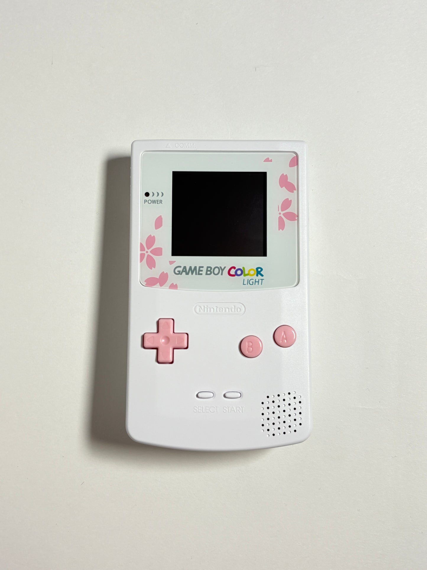 Game Boy Color – Pink and White