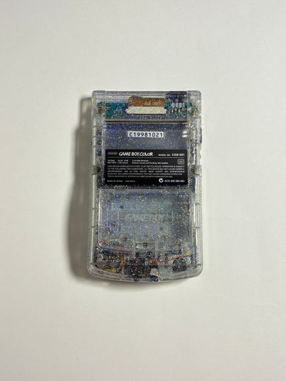 Game Boy Color – Transparent white w Sparkly finish