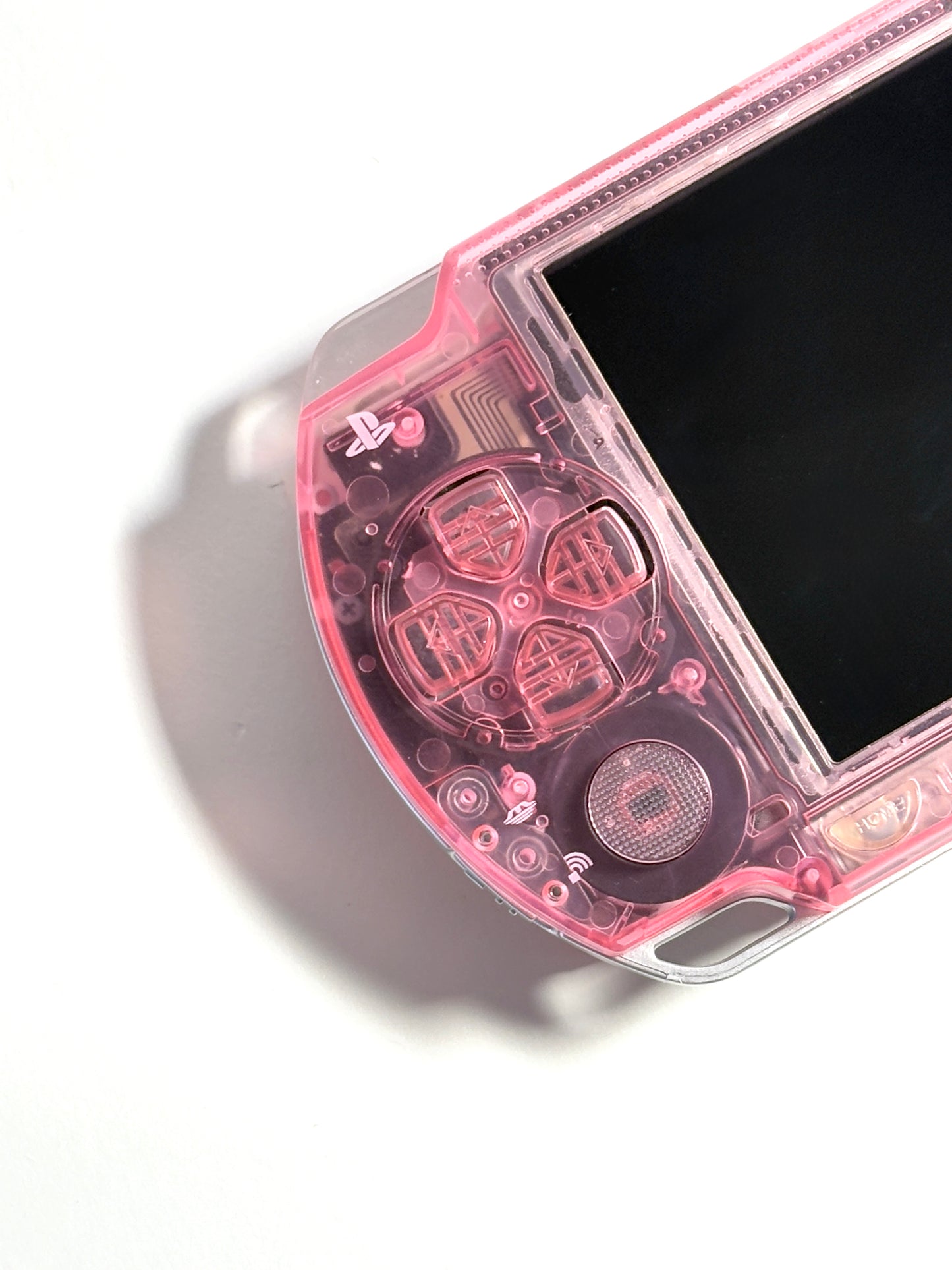 PSP 1000 - Transparent Pink - IPS Screen