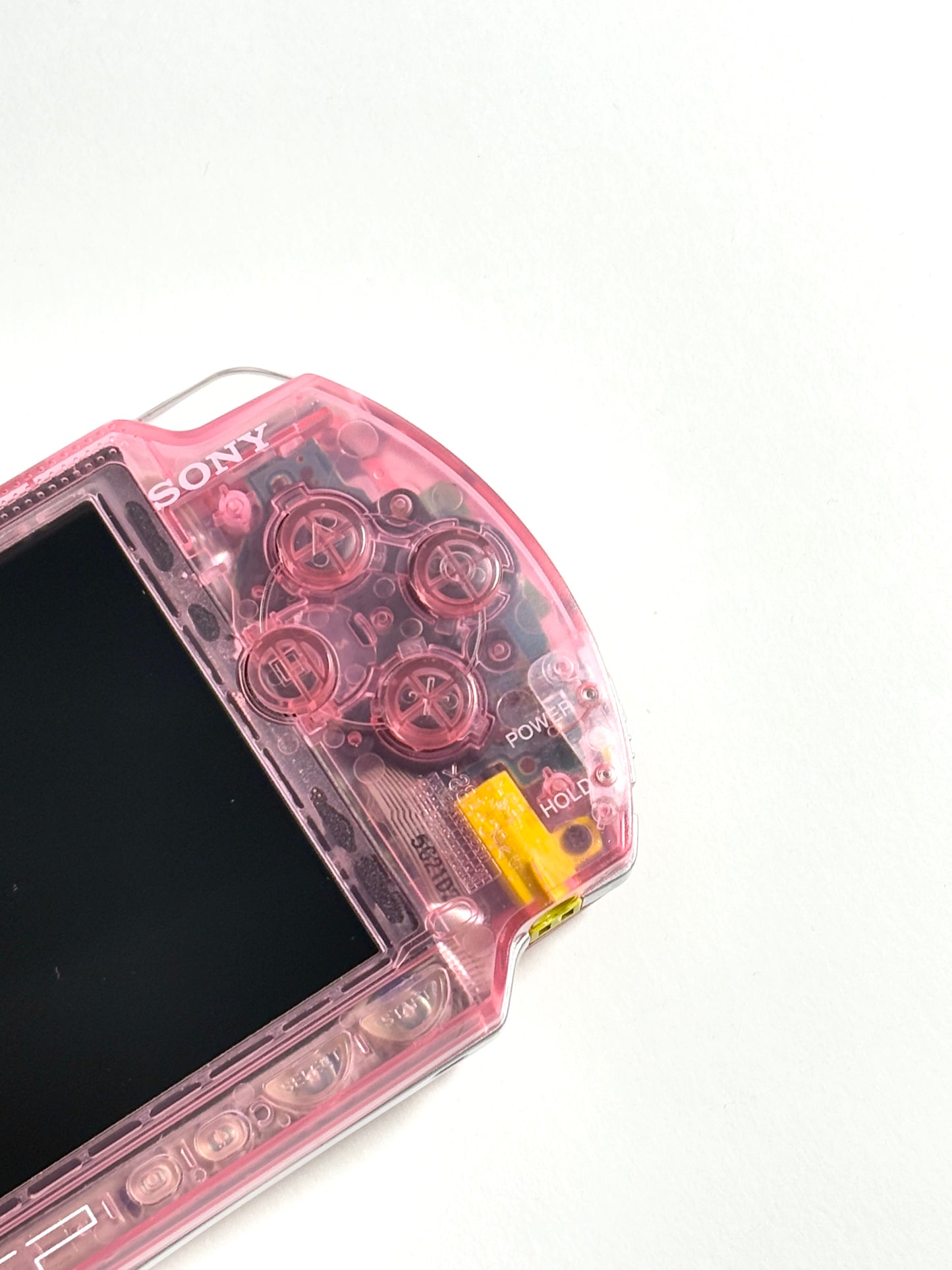 PSP 1000 - Transparent Pink - IPS Screen