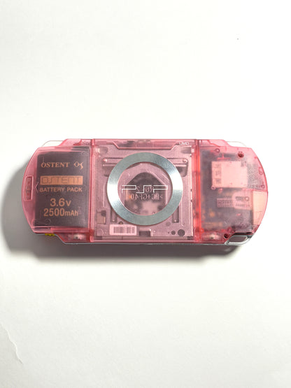 PSP 1000 - Transparent Pink - IPS Screen