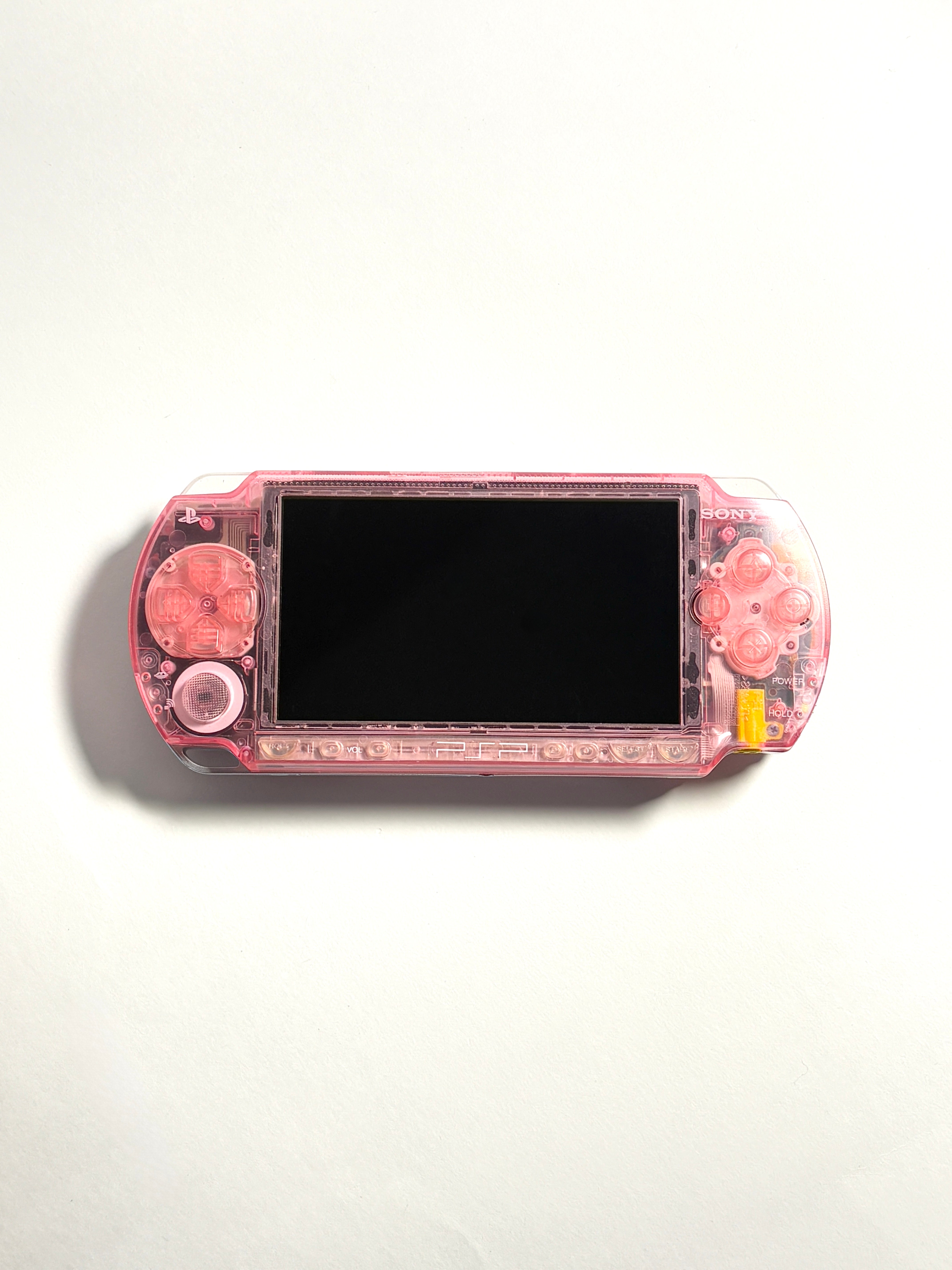 PSP 1000 - Transparent Pink - IPS Screen – pixelmods