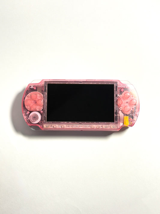PSP 1000 - Transparent Pink - IPS Screen