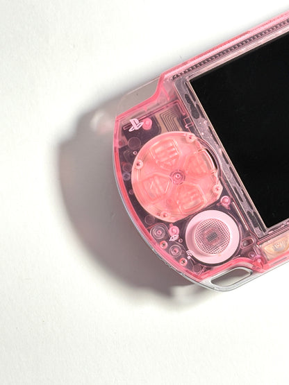 PSP 1000 - Transparent Pink - IPS Screen