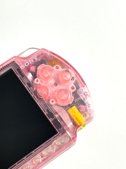 PSP 1000 - Transparent Pink - IPS Screen