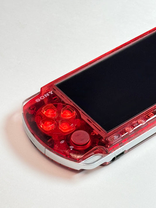 PSP 3000 - Transparent red