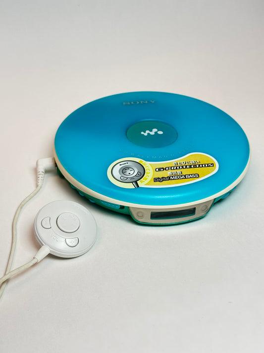 Sony D-EJ001 CD Walkman - Aqua blue