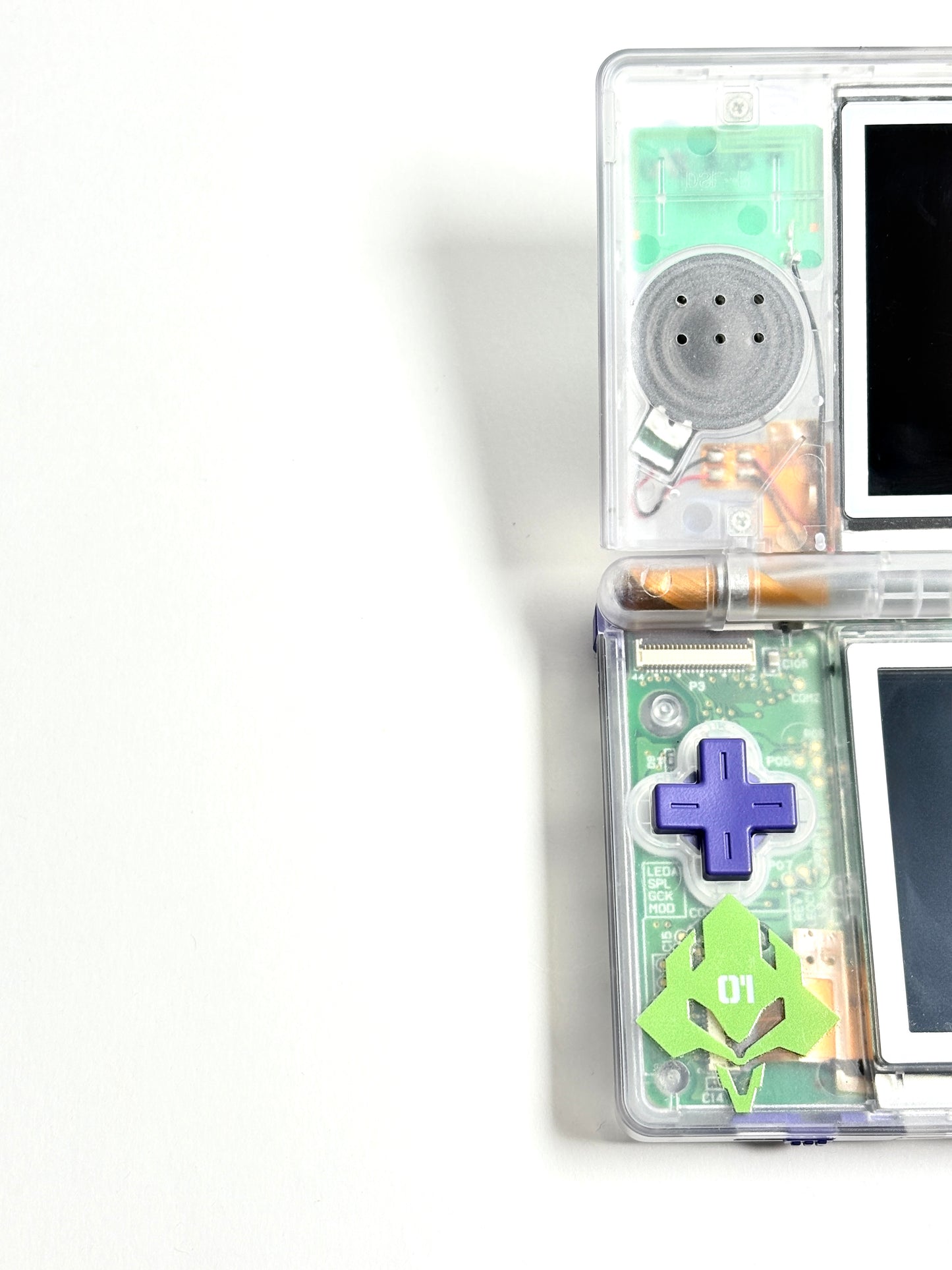Nintendo DS Lite - Transparent Evangelion Custom