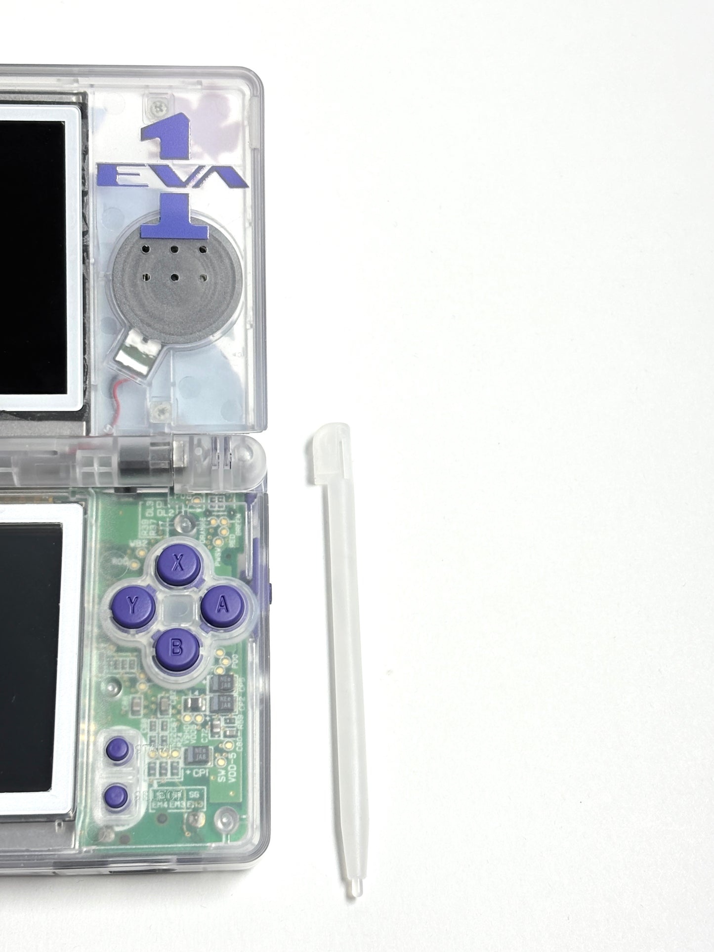 Nintendo DS Lite - Transparent Evangelion Custom