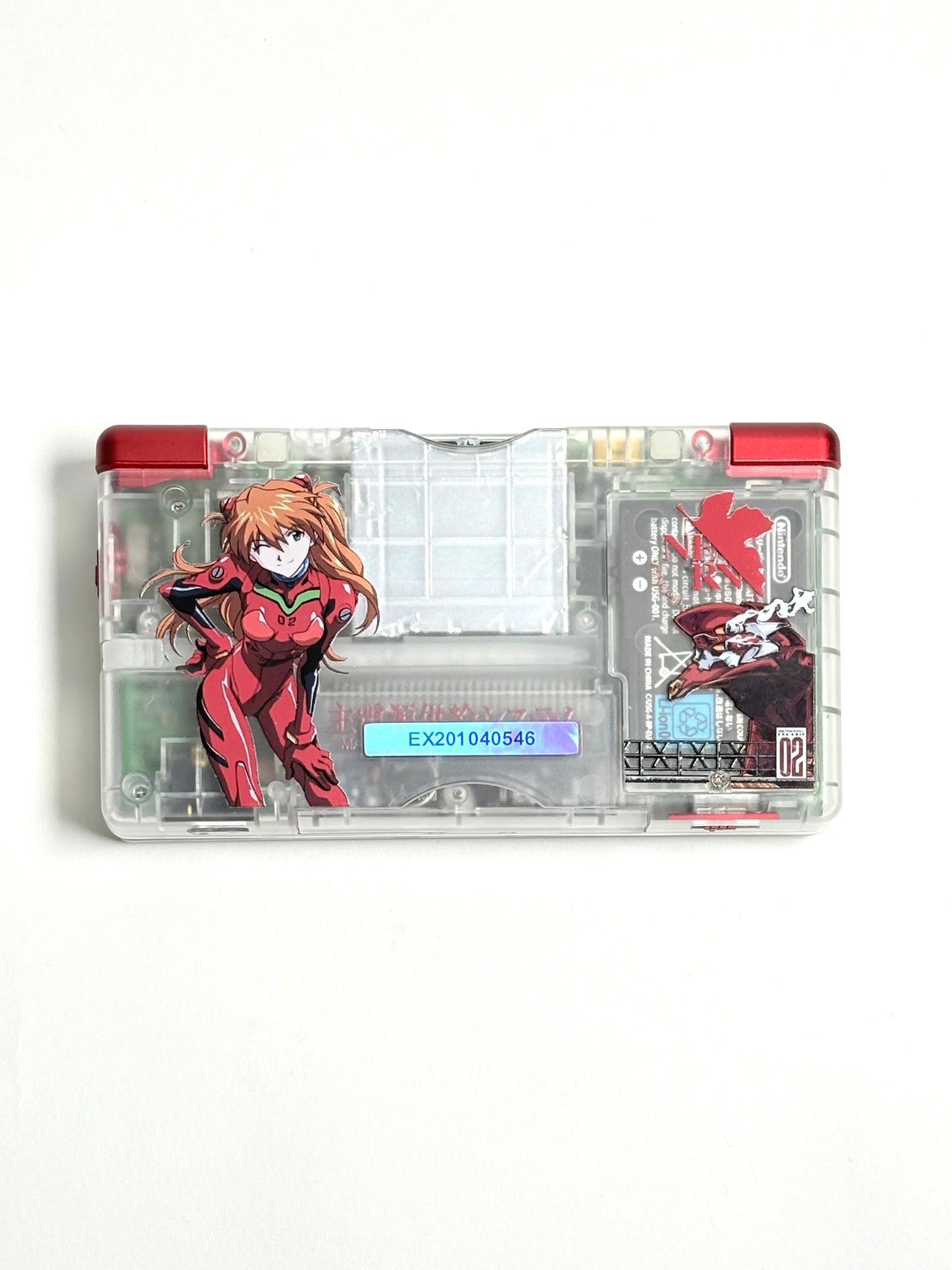 Nintendo DS Lite - Transparent Evangelion Custom