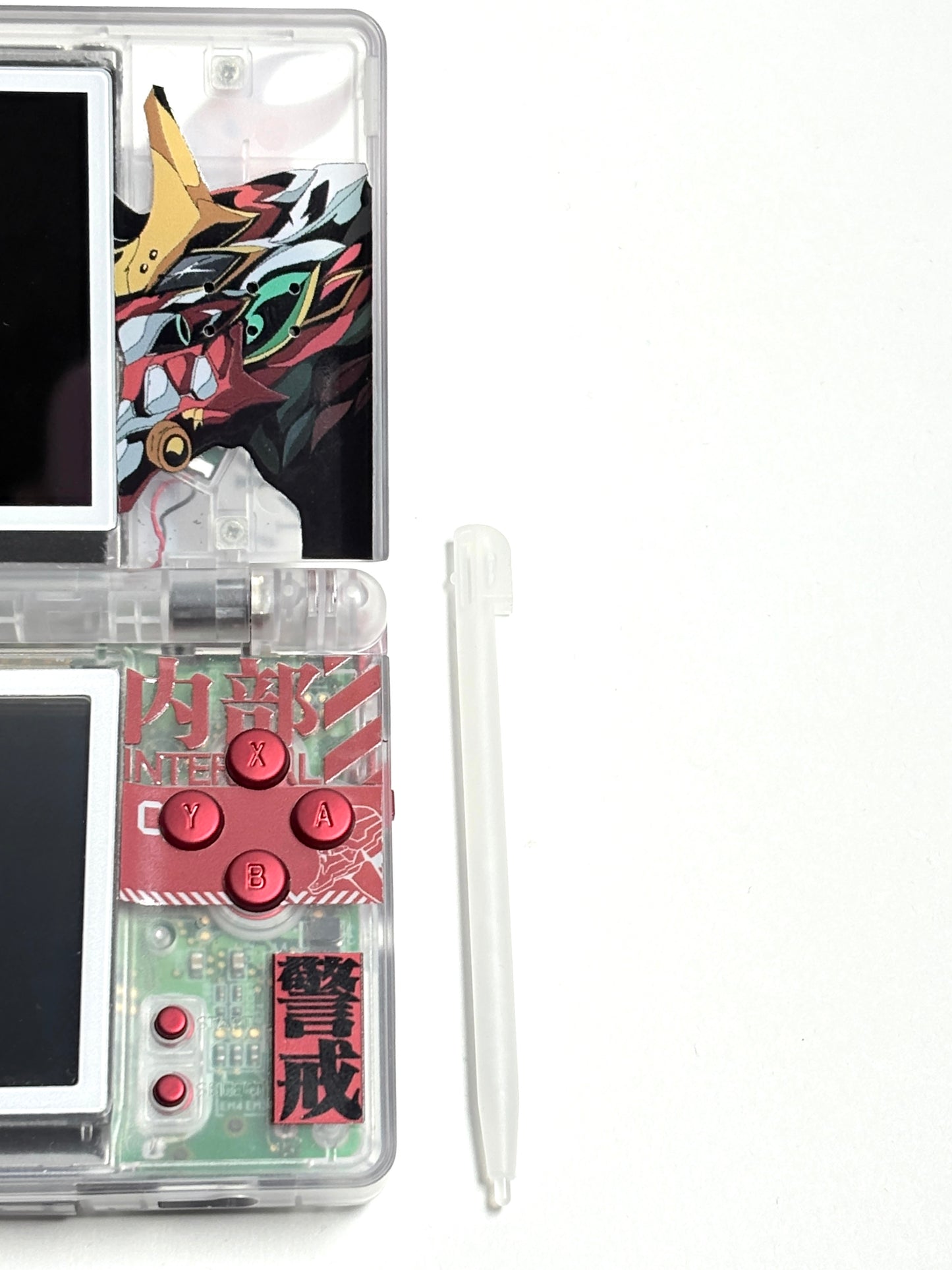 Nintendo DS Lite - Transparent Evangelion Custom