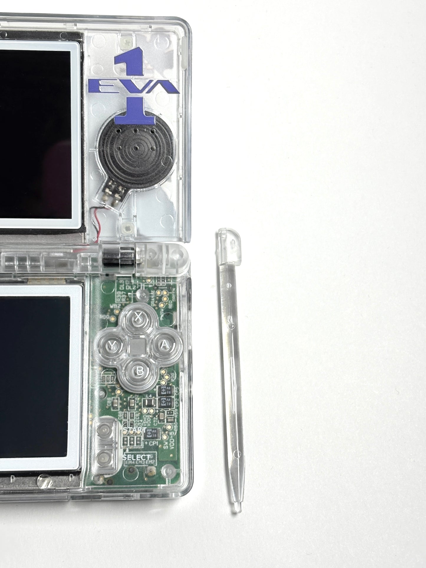 Nintendo DS Lite - Transparent Evangelion Custom