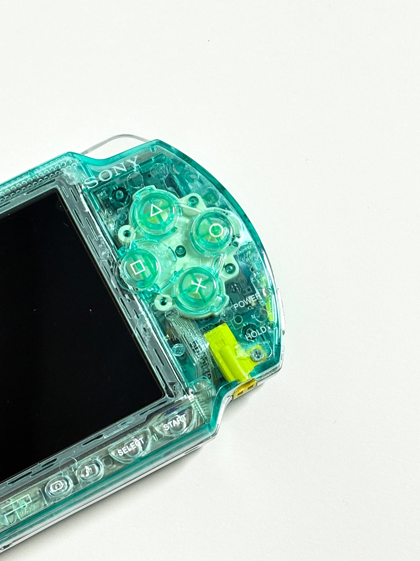 PSP 1000 - Transparent Mint Green - IPS