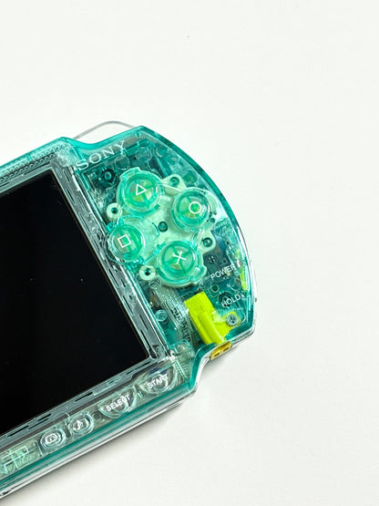 PSP 1000 - Transparent Mint Green - IPS