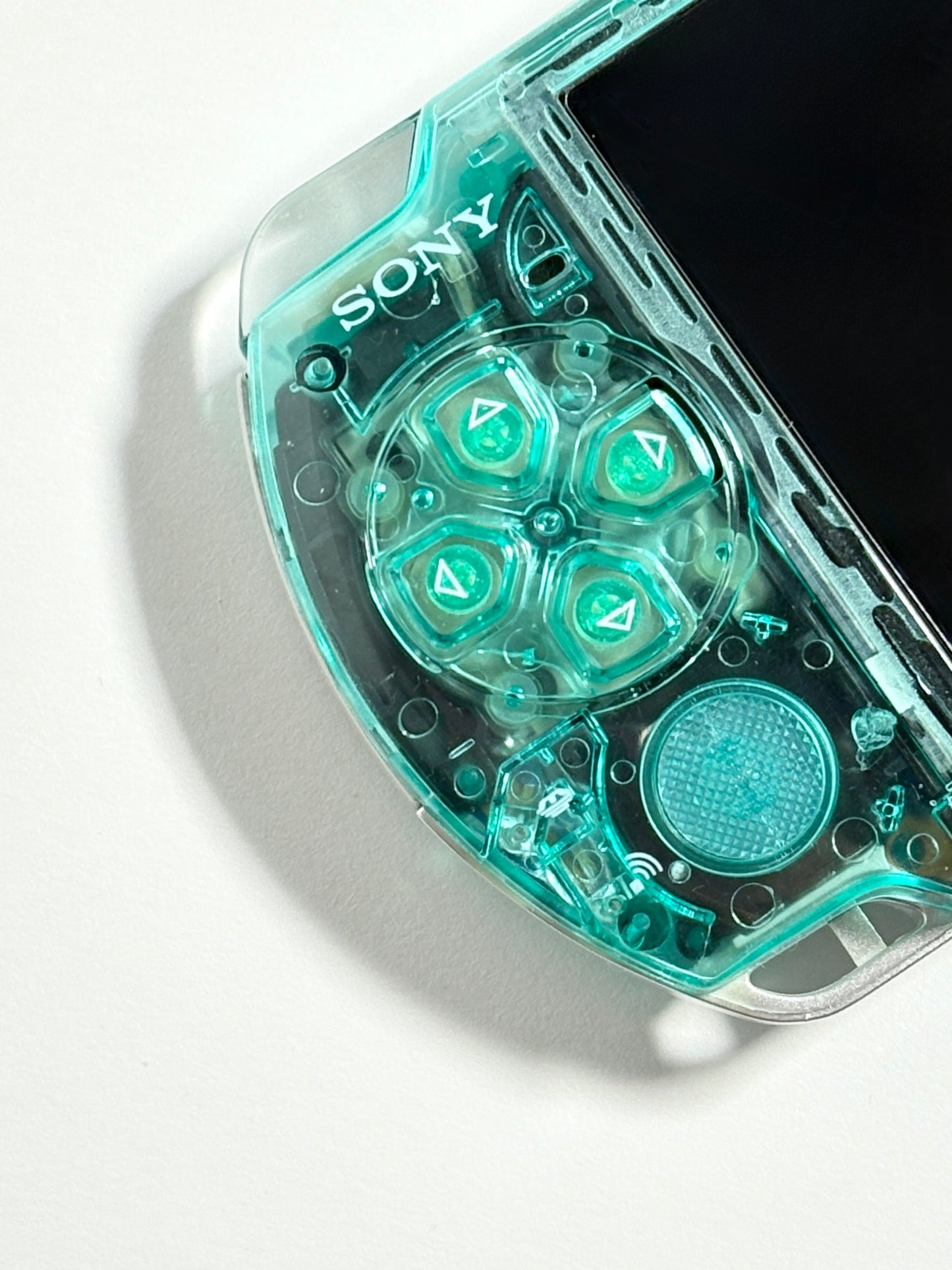 PSP 3000 - Transparent Mint Green