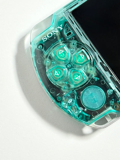 PSP 3000 - Transparent Mint Green