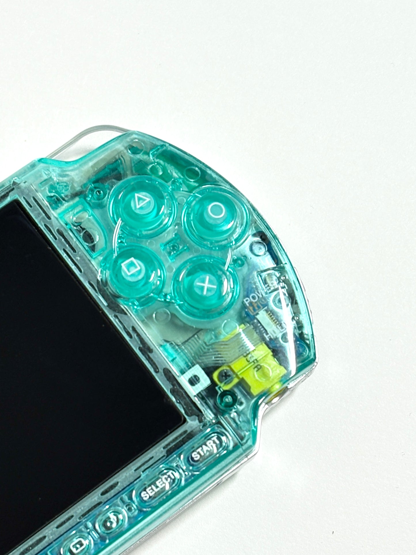 PSP 3000 - Transparent Mint Green