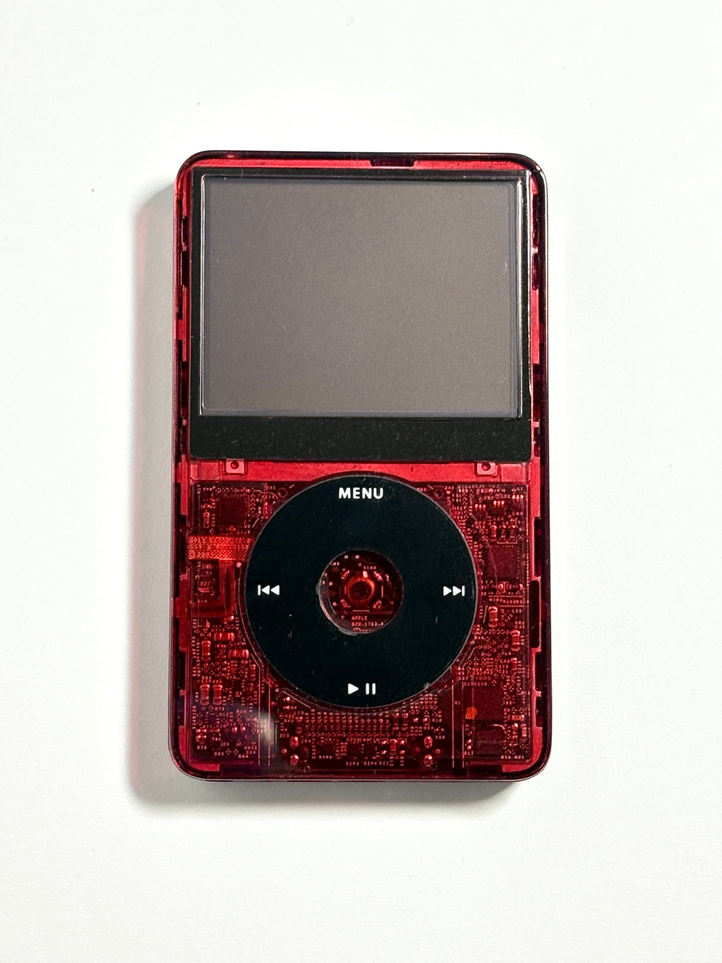 Ipod Video - Classic 5th gen - Transparent Red