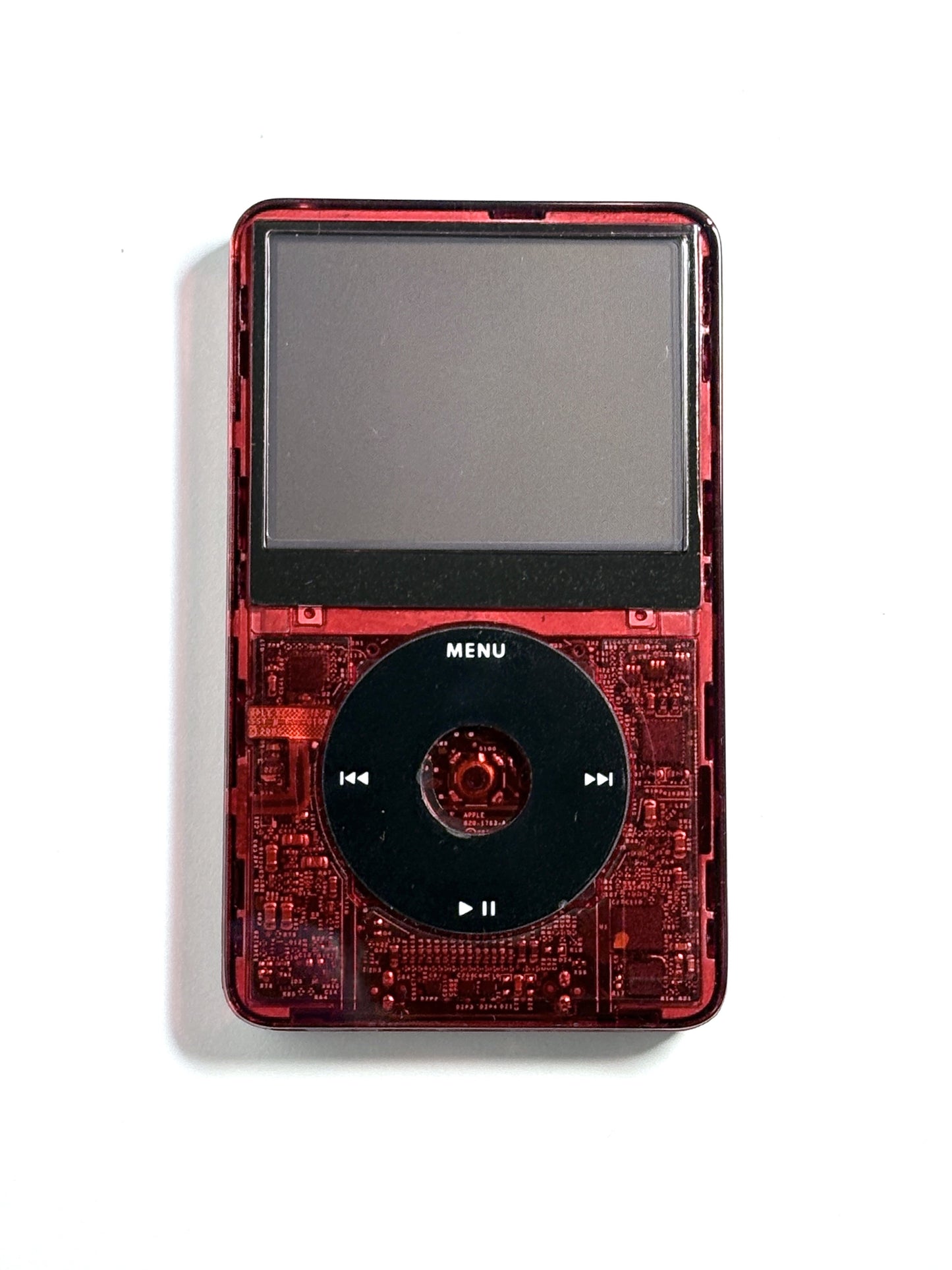 Ipod Video - Classic 5th gen - Transparent Red x Black