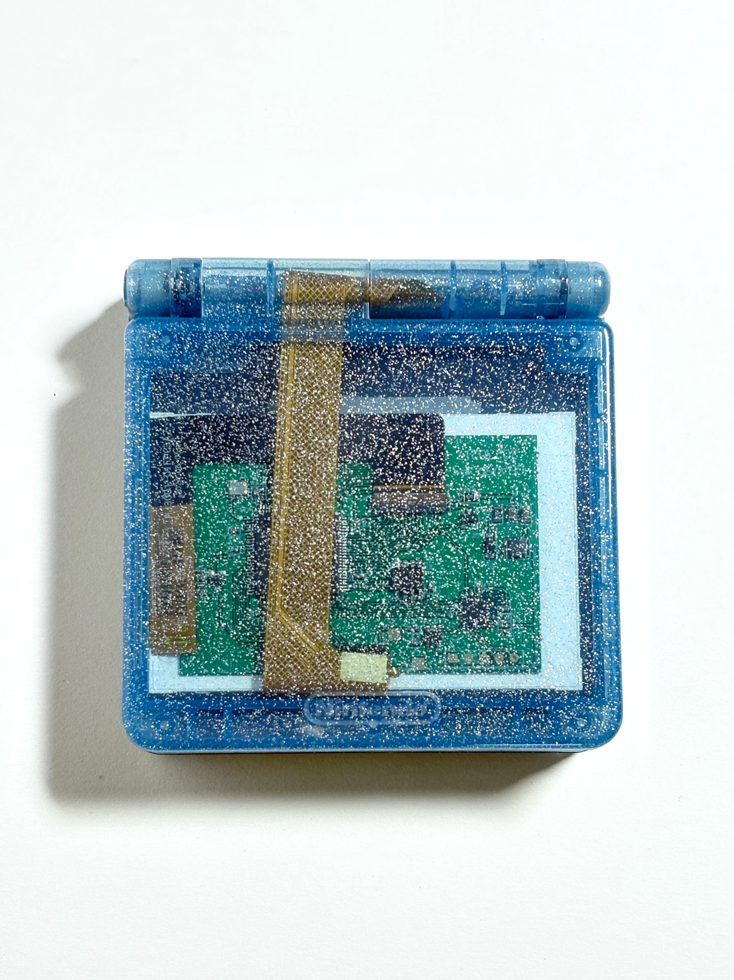 Game Boy Advance SP - Light blue w sparkly finish