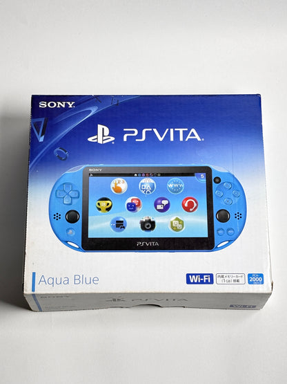 Ps Vita 2000 - Aqua Blue w Original Box