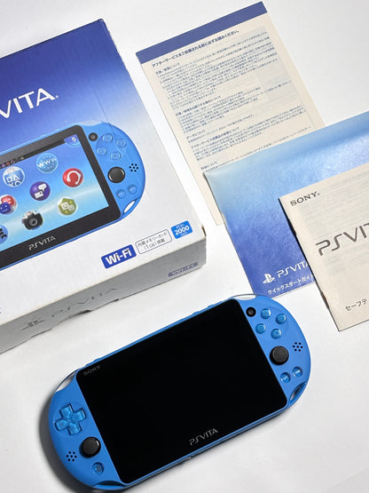 Ps Vita 2000 - Aqua Blue w Original Box