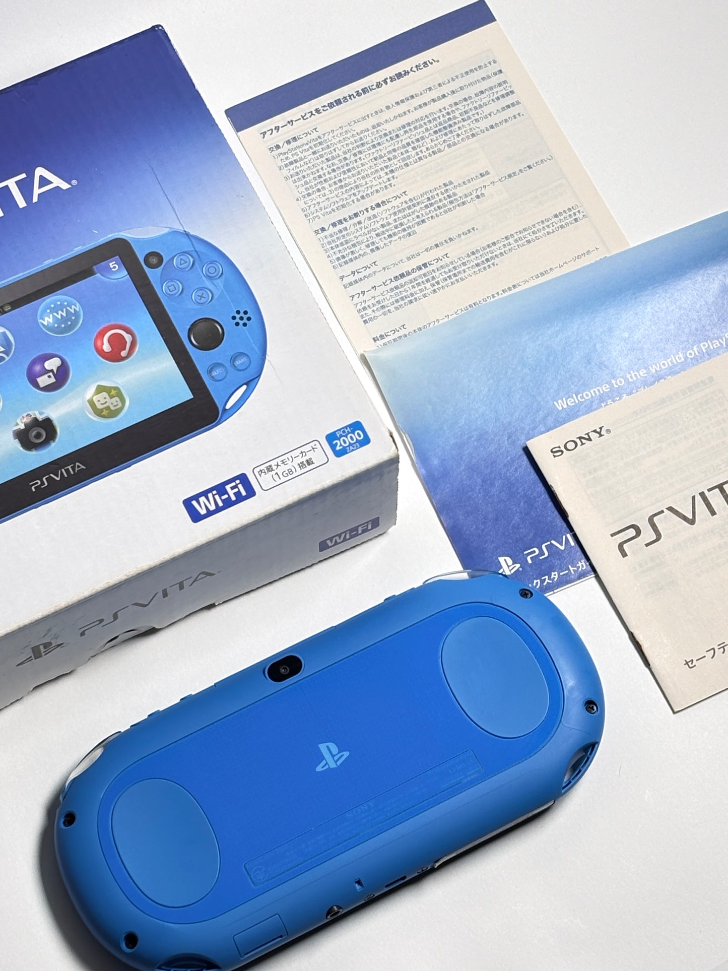 Ps Vita 2000 - Aqua Blue w Original Box