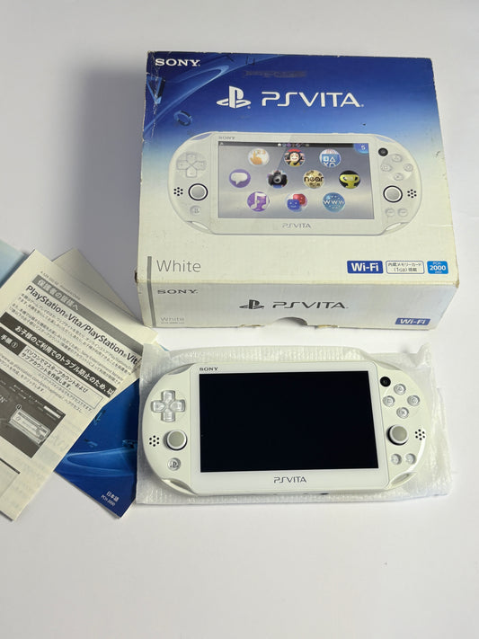 Ps Vita 2000 - White w Original box and acessories