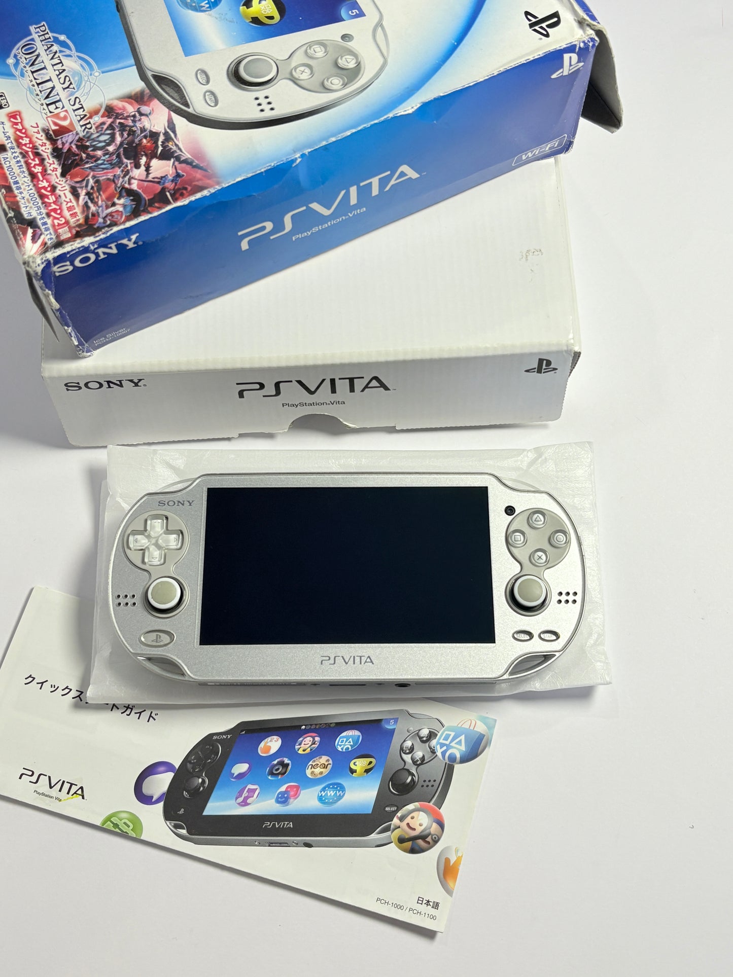 Ps Vita 1000 - Ice Silver Fantasy Star Limited Edition