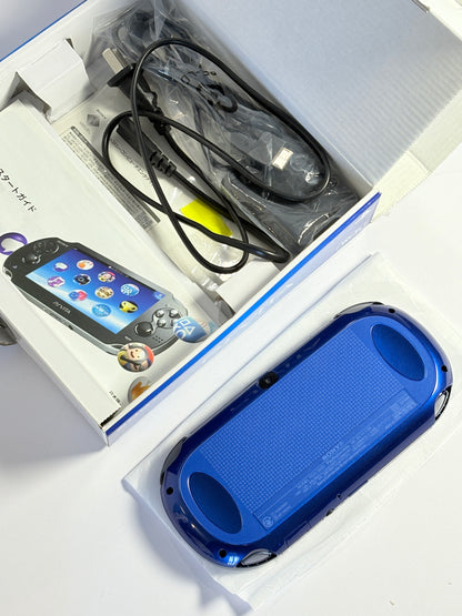 Ps Vita 1000 - Sapphire blue w Original box and acessories
