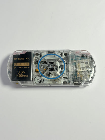 PSP 3000 - Transparent w Pink buttons