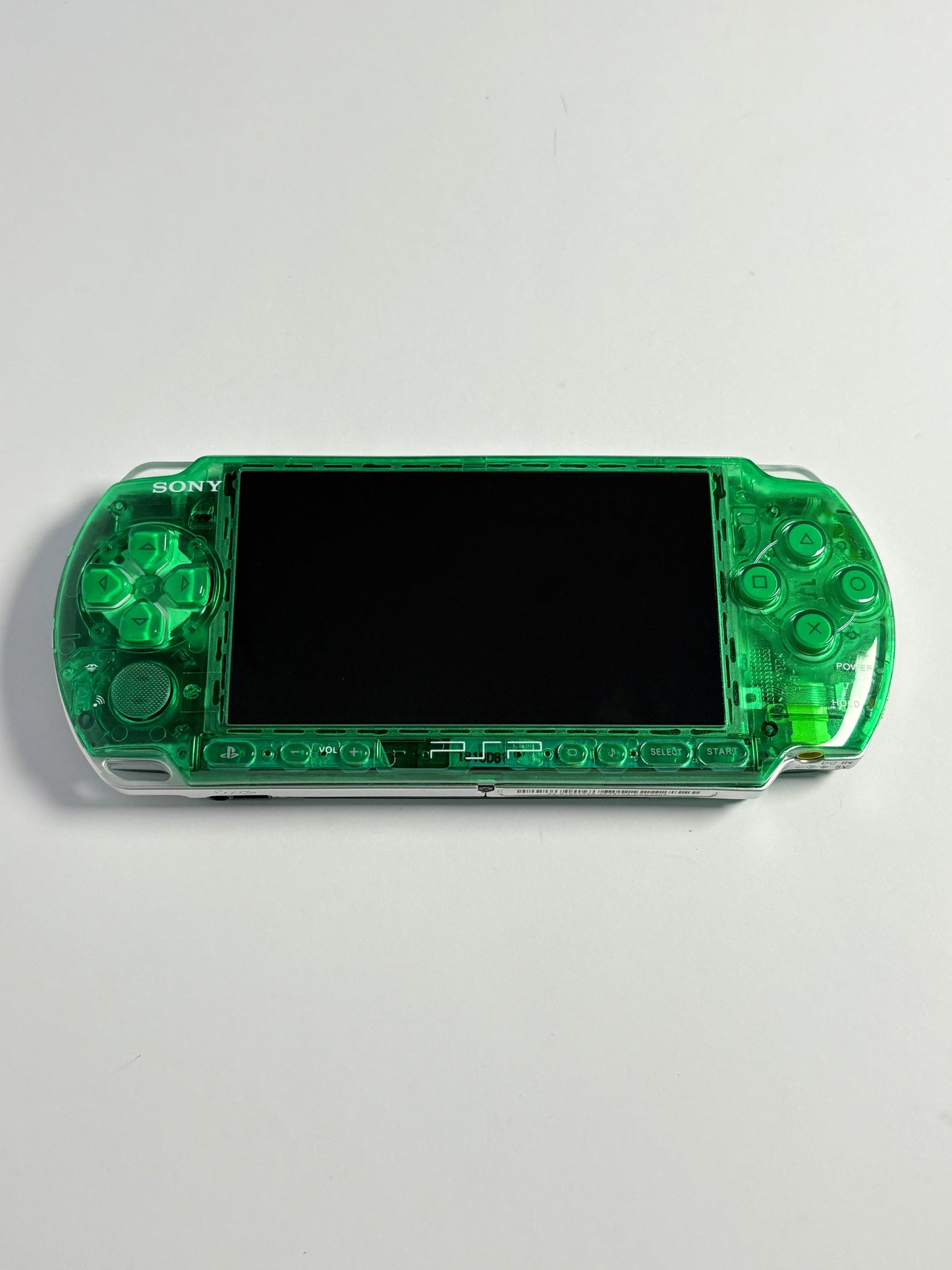 PSP 3000 - Transparent Green